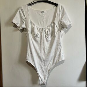 White corset bodysuit  #corsetbodysuit #y2k
